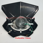 MASCHERA FARO NERA ENDURO MAX OMOLOGATA